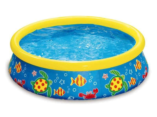 db-deals24 Kinderplanschbecken gelb 152cm, 38 cm hoch
