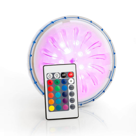 db-deals24 Mehrfarbige LED Poolleuchte PLED1C magnetisch, für Pools inkl. Fernbedienung