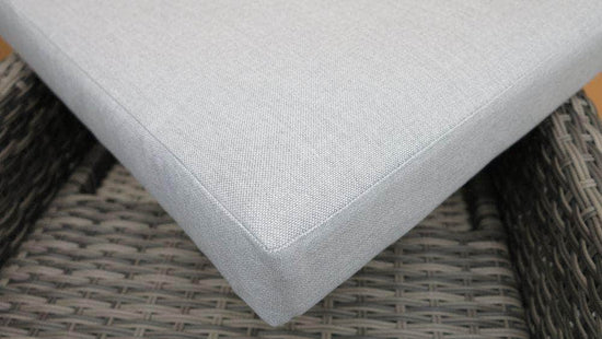 db-deals24 Rattan Sitzgarnitur Cube, 6 Personen, Mixgrau/Hellgrau