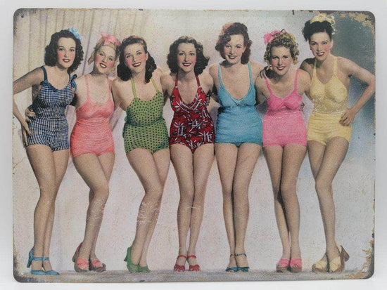 db-deals24 Retro Schild Bikini Girls