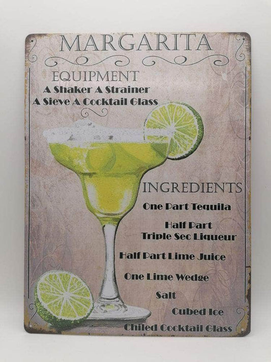 db-deals24 Retro Schild "Classic" Margarita