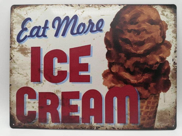 db-deals24 Retro Schild Ice Cream